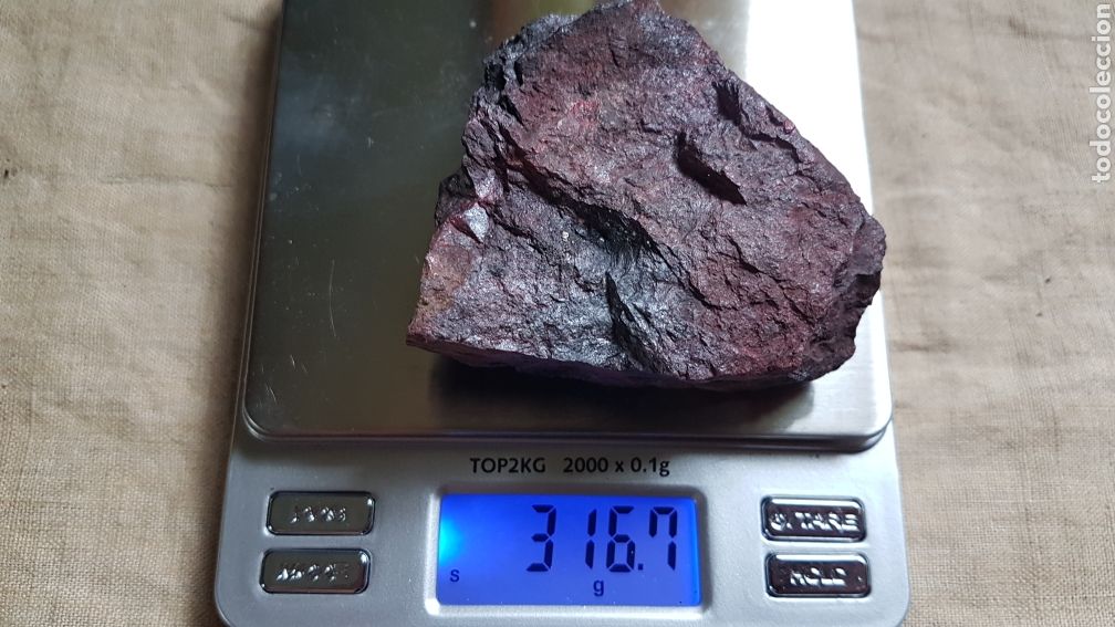 Coleccionismo de minerales: Roca cinabrio 316 gramos - Foto 2