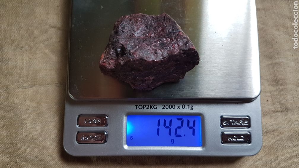 Coleccionismo de minerales: Roca cinabrio 142 gramos - Foto 3