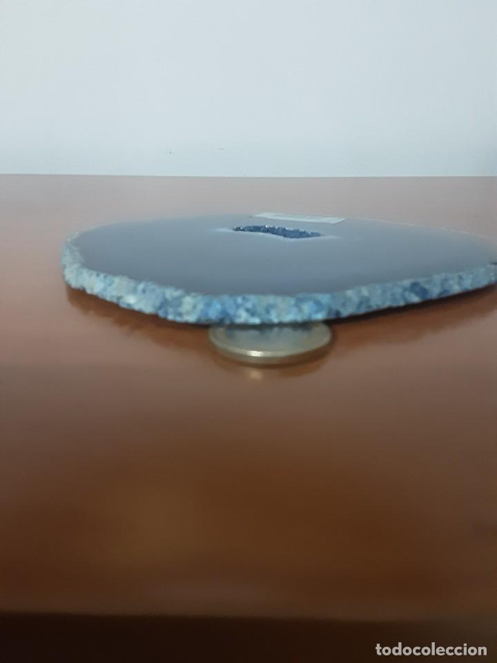 Coleccionismo de minerales: MINERAL AGATA AZUL - Foto 3