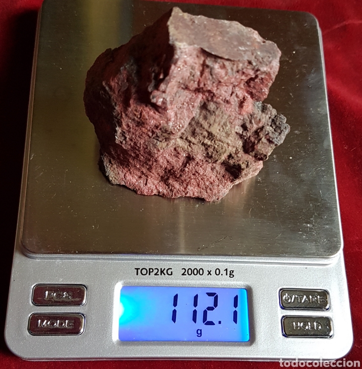 Coleccionismo de minerales: Roca Cinabrio 112 gramos - Foto 1