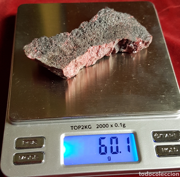Coleccionismo de minerales: Roca Cinabrio 60 gramos - Foto 1