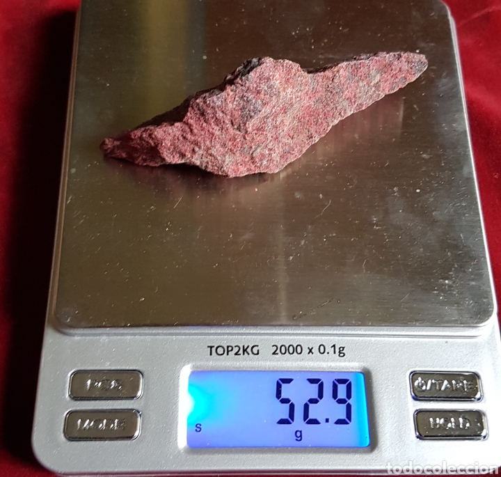 Coleccionismo de minerales: Roca cinabrio 52 gramos - Foto 1