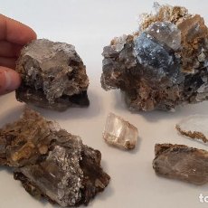 Coleccionismo de minerales: LOTE MINERAL CRISTAL YESO CUARZO GEODA VENTANA ROMANA. Lote 334186903