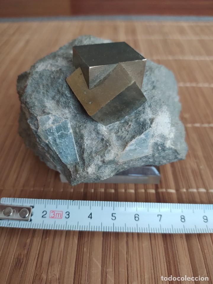 Coleccionismo de minerales: PIRITAS INCRUSTADAS EN PIEDRA - Foto 2
