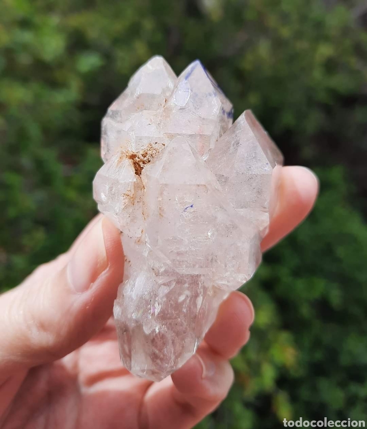 Coleccionismo de minerales: Cuarzo Maestro Elestial Enhydro. - Foto 4