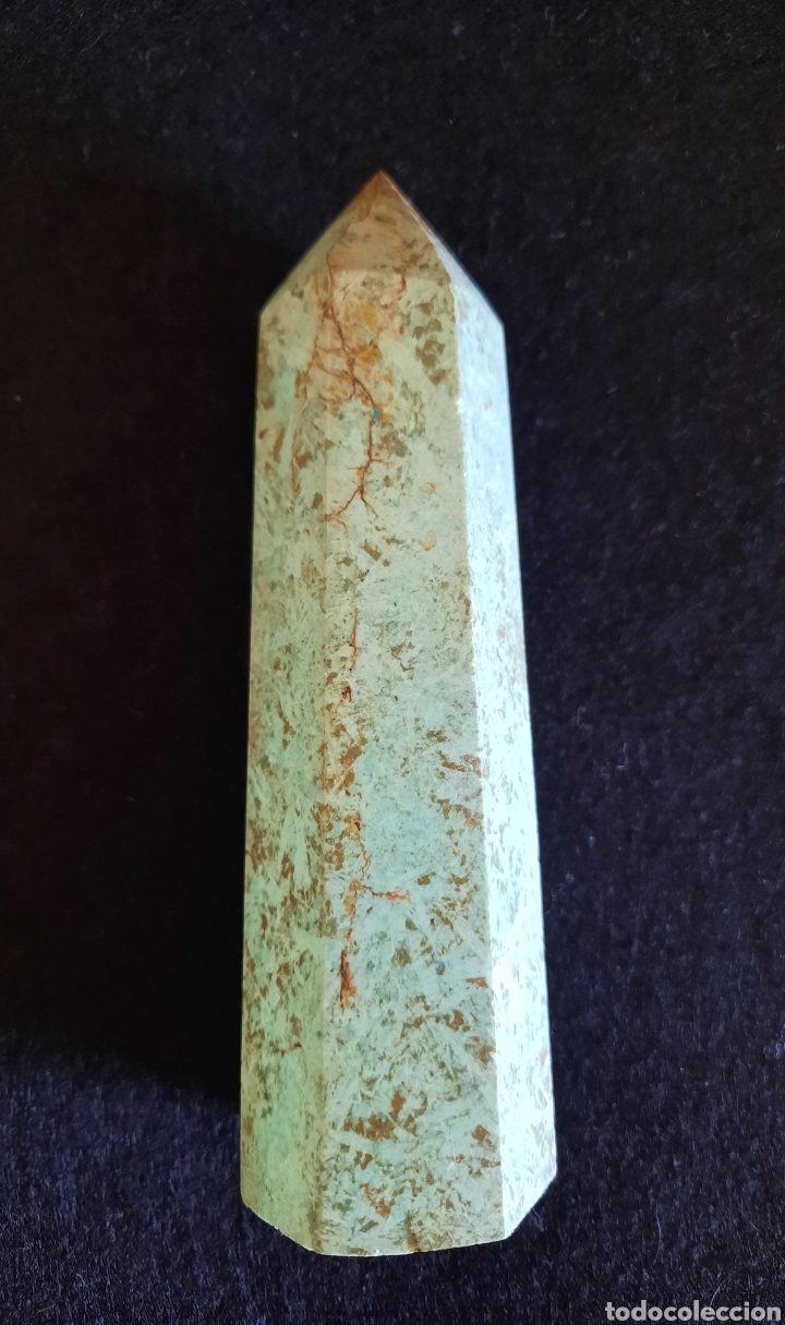 Coleccionismo de minerales: Punta De Turquesa Natural 123gr - Foto 4