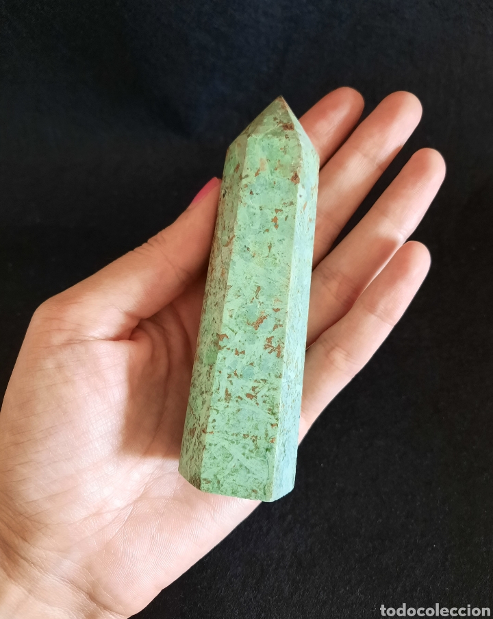 Coleccionismo de minerales: Punta De Turquesa Natural 123gr - Foto 5