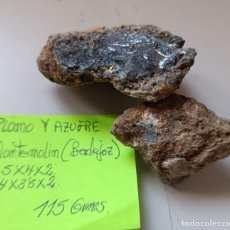 Coleccionismo de minerales: MINERAL PLOMO Y AZUFRE. Lote 360434590