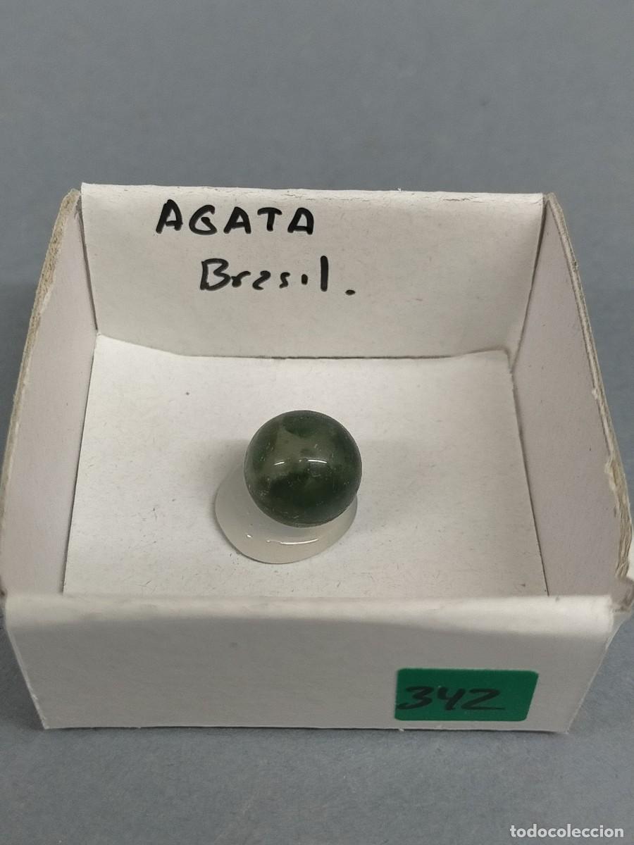 Coleccionismo de minerales: AGATA VERDE - MINERAL 4X4 - Foto 1