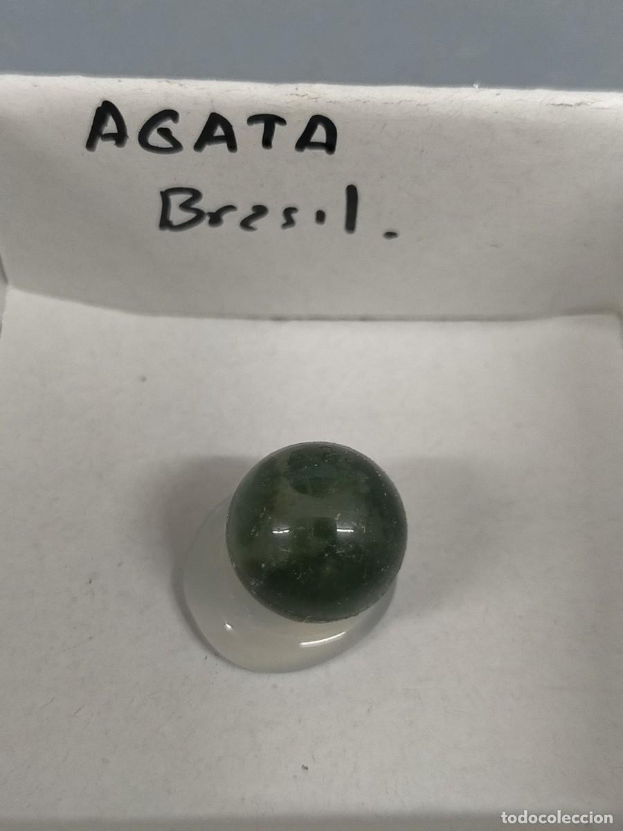 Coleccionismo de minerales: AGATA VERDE - MINERAL 4X4 - Foto 2