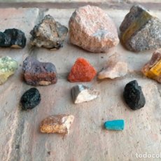 Coleccionismo de minerales: LOTE DE MINERALES Y PIEDRAS DE DIFERENTES TAMAÑOS SÍLEX REUS CRETA VENDRELL TARRAGONA POTASA GRANITO