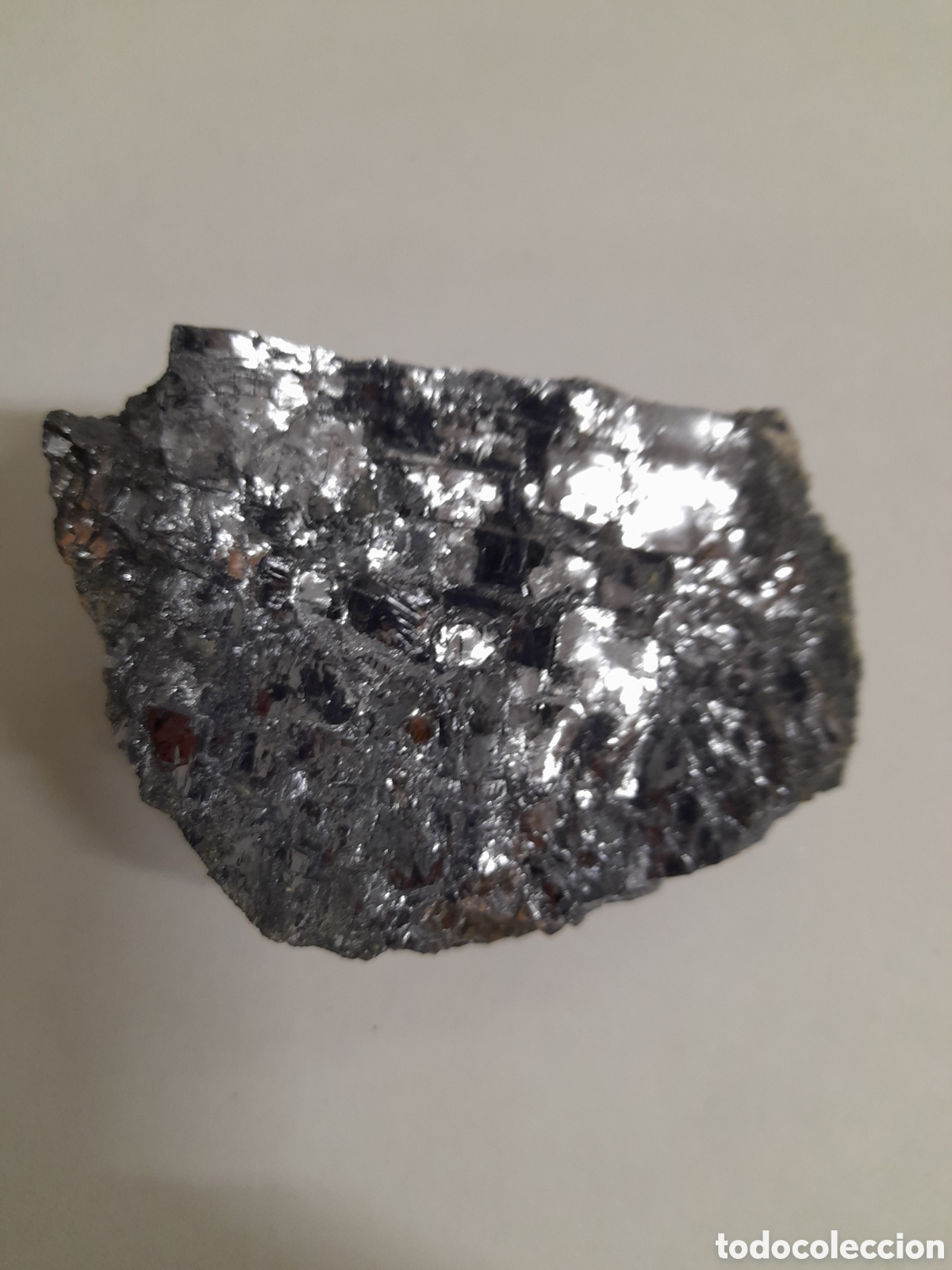 Coleccionismo de minerales: Buen ejemplar de galena de Cantabria - Foto 1