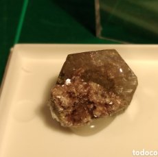 Coleccionismo de minerales: MINERAL CRISTALIZADO FLUORAPATITO. PORTUGAL.