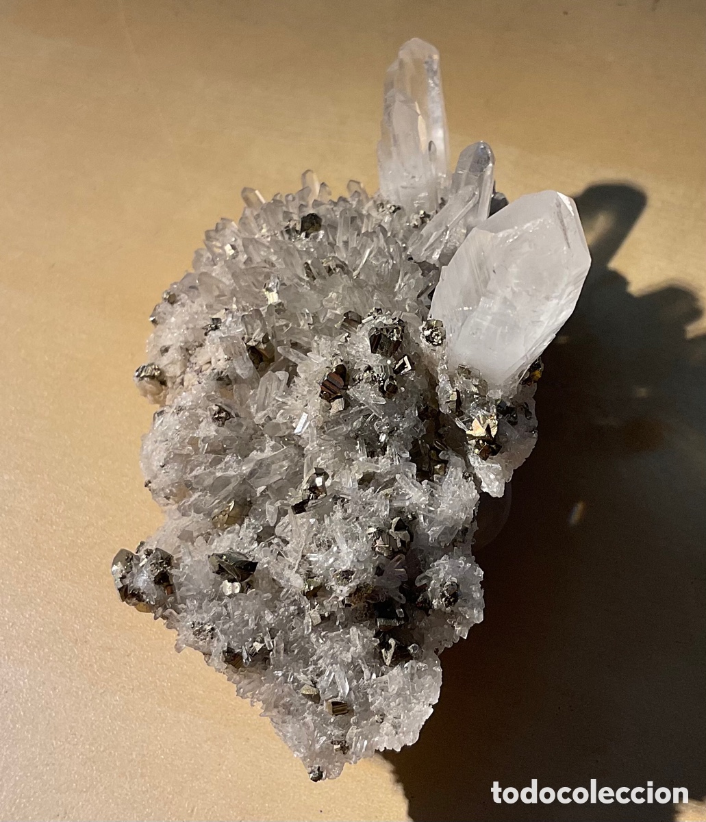 Coleccionismo de minerales: Drusa pirita y cuarzo - Foto 5