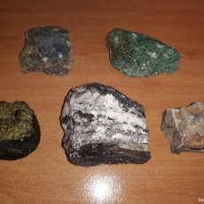 Coleccionismo de minerales: LOTE DE MINERALES 5 PIEZAS. Lote 400808779