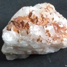 Coleccionismo de minerales: CALCITA CRISTALIZADA - CRISTALES RECUBIERTOS DE ÓXIDO DE HIERRO - MINERALES MINERAL CALCITE CRYSTALS. Lote 402080889