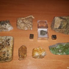 Coleccionismo de minerales: LOTE DE MINERALES DE COLECCIÓN 10 PIEZAS. Lote 402324509