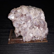 Coleccionismo de minerales: AMATISTA SOBRE SOPORTE ORIGEN BRASIL PIEZA DE 342 GRAMOS. Lote 403442584