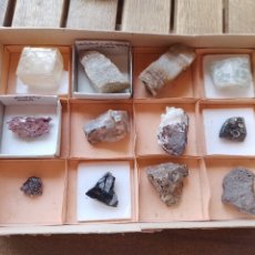 Coleccionismo de minerales: COLECCIÓN DE MINERALES. GRANATE, ALURGITA BRASIL, ETC