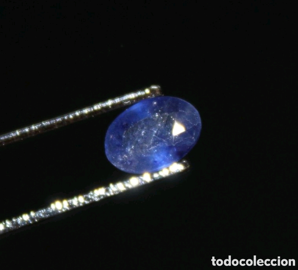 Coleccionismo de minerales: Zafiro 1.26 quilates. - Foto 4