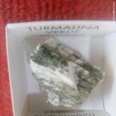 Coleccionismo de minerales: TURMALINA VERDE