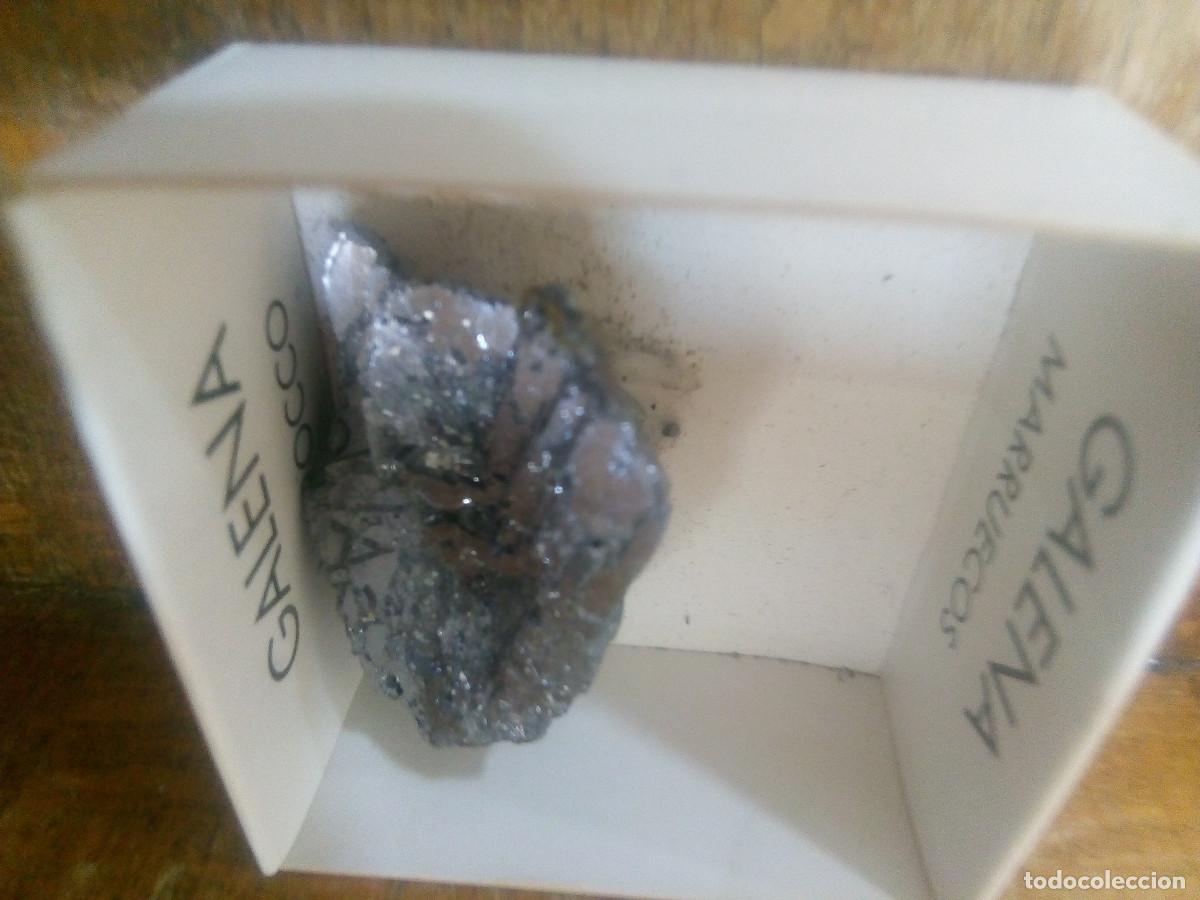 Coleccionismo de minerales: GALENA EN CAJA 4X4 CMS - Foto 2