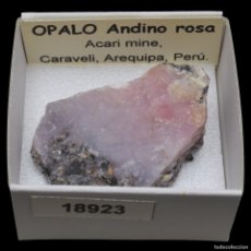 Collezionismo di minerali: OPALO ANDINO ROSA (ACARI MINE, CARAVELI, AREQUIPA, PERU) #18923
