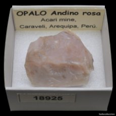 Collezionismo di minerali: OPALO ANDINO ROSA (ACARI MINE, CARAVELI, AREQUIPA, PERU) #18925