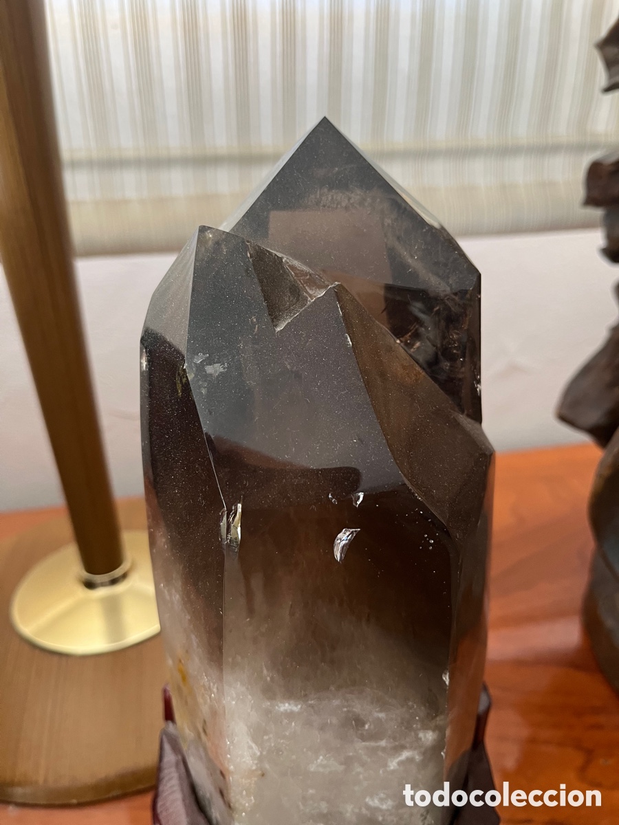 Coleccionismo de minerales: Cuarzo negro pulido - Foto 2