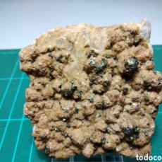 Coleccionismo de minerales: MINERAL CRISTALIZADO DE CALCOPIRITA Y ANKERITA. ALEMANIA.