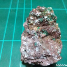 Coleccionismo de minerales: MINERAL CRISTALIZADO DE ROSASITA. MARRUECOS.