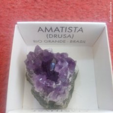 Coleccionismo de minerales: AMATISTA DRUSA