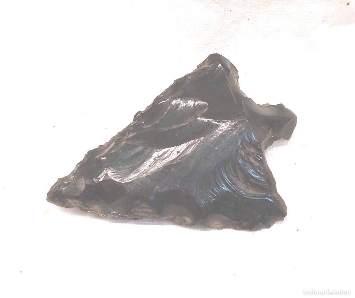 Coleccionismo de minerales: Flecha de Silex. Med. 5,50 cm - Foto 1