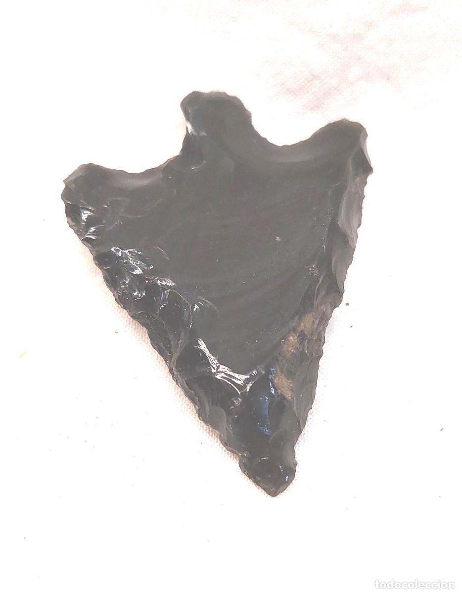 Coleccionismo de minerales: Flecha de Silex. Med. 5,50 cm - Foto 2