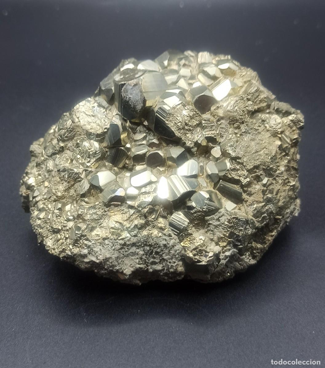 Coleccionismo de minerales: Drusa Pirita Natural - Foto 1