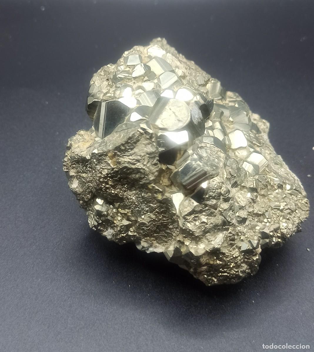 Coleccionismo de minerales: Drusa Pirita Natural - Foto 2