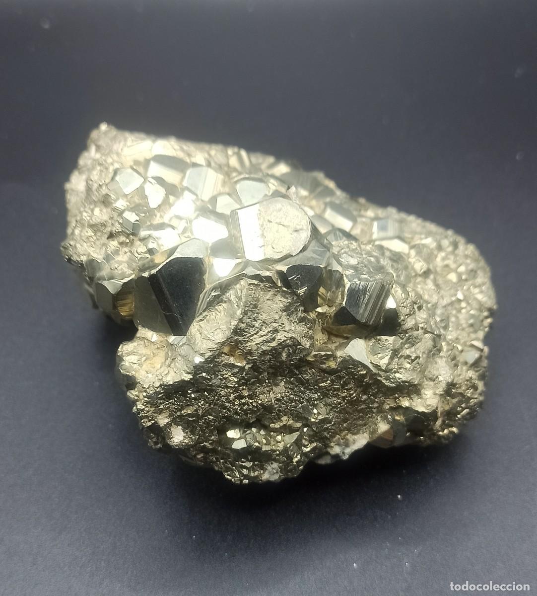 Coleccionismo de minerales: Drusa Pirita Natural - Foto 3
