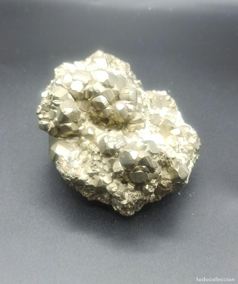 Coleccionismo de minerales: Drusa Pirita Natural - Foto 4