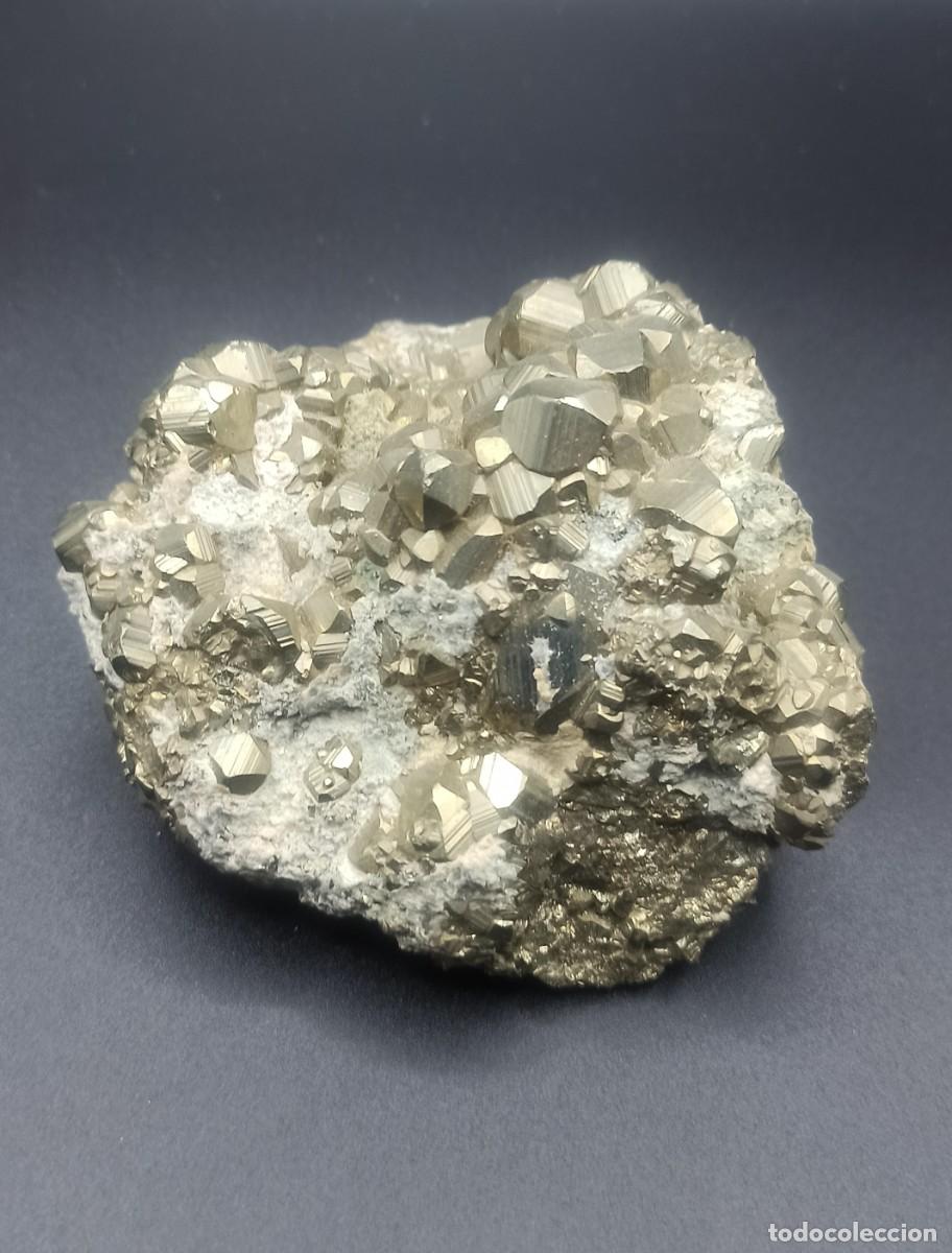 Coleccionismo de minerales: Drusa Pirita Natural - Foto 5