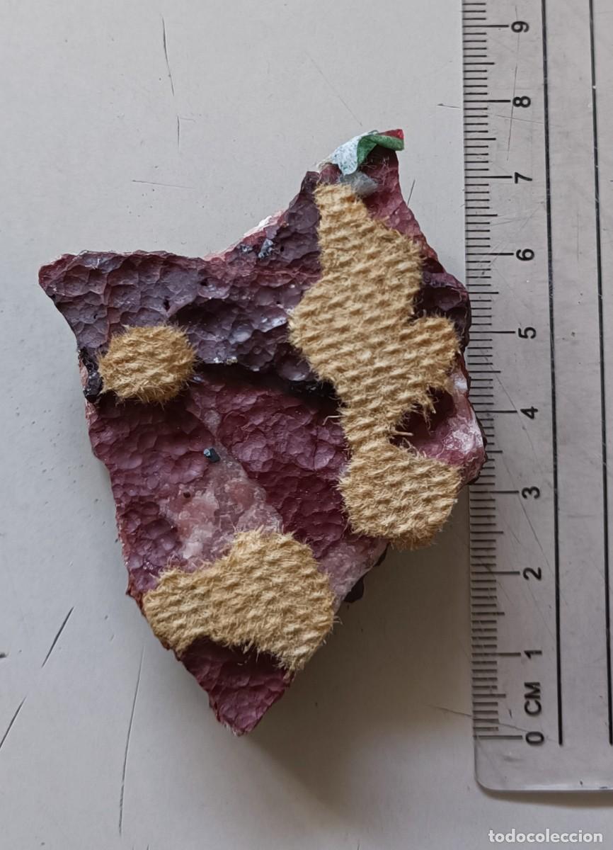 Coleccionismo de minerales: PARTE SUPERIOR. GRAN GEODE AGATE, HEMATITES ROJOS. - Foto 2
