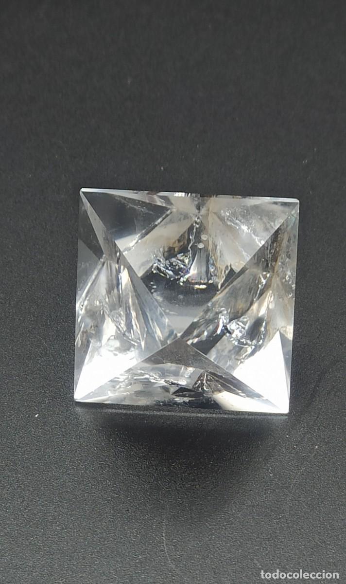 Coleccionismo de minerales: Octaedro Cuarzo Blanco natural - Foto 1