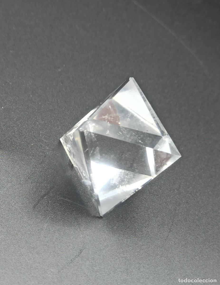 Coleccionismo de minerales: Octaedro Cuarzo Blanco natural - Foto 5