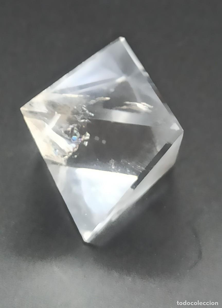 Coleccionismo de minerales: Octaedro Cuarzo Blanco natural - Foto 2