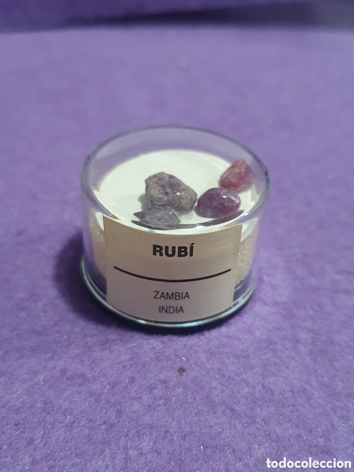 Coleccionismo de minerales: Rub&iacute; (Mineral). (L84) - Foto 1