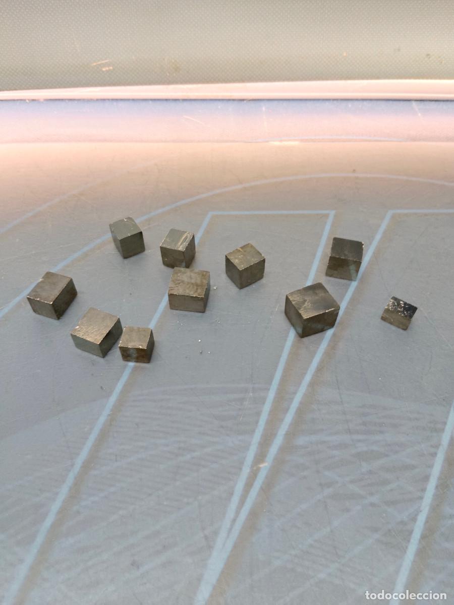 Coleccionismo de minerales: 10 cubos de Pirita. Piritas. - Foto 1