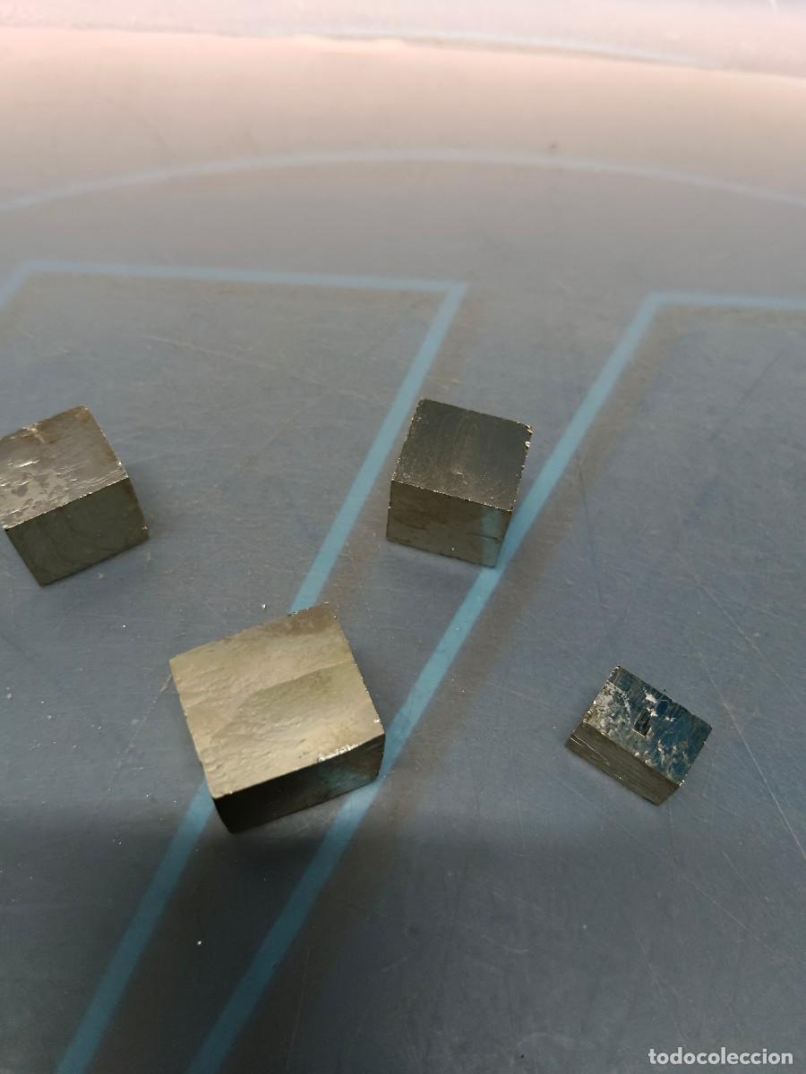 Coleccionismo de minerales: 10 cubos de Pirita. Piritas. - Foto 4