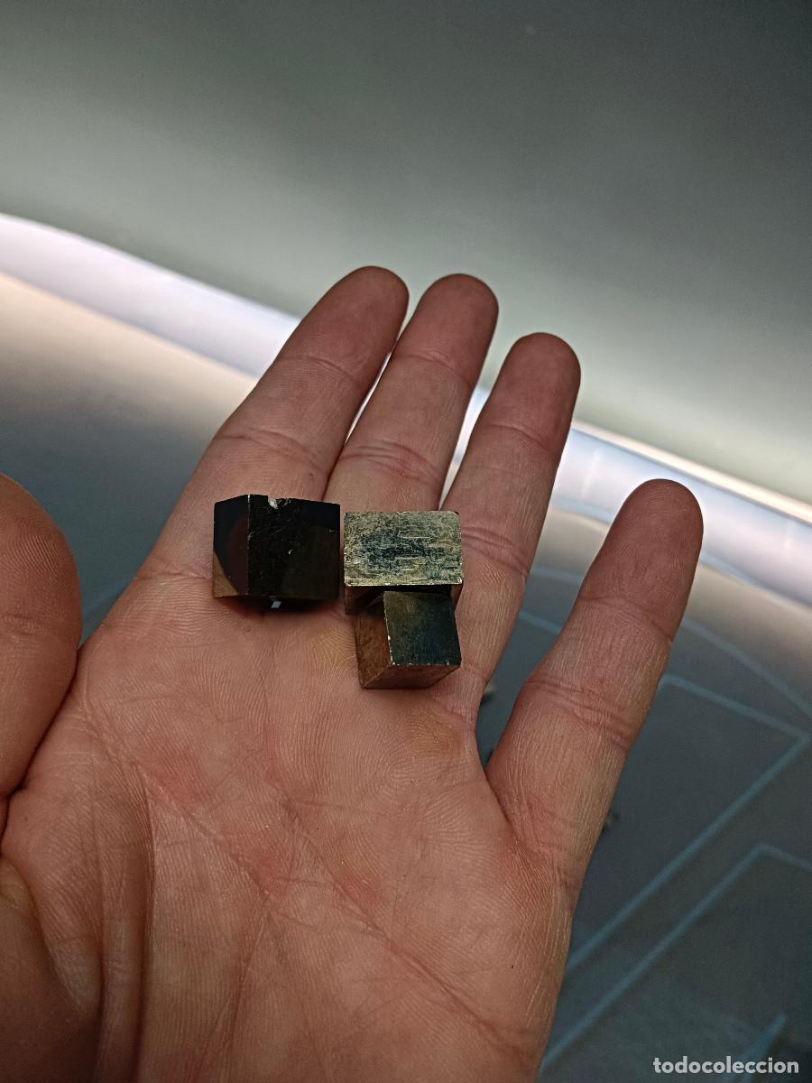 Coleccionismo de minerales: 10 cubos de Pirita. Piritas. - Foto 5