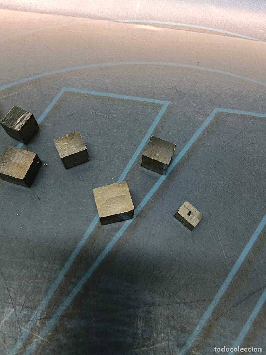 Coleccionismo de minerales: 10 cubos de Pirita. Piritas. - Foto 6
