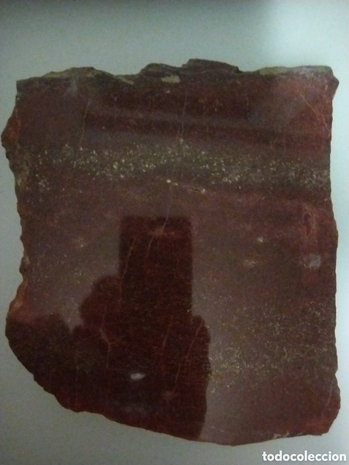 Coleccionismo de minerales: Placa original de cinabrio - Foto 2