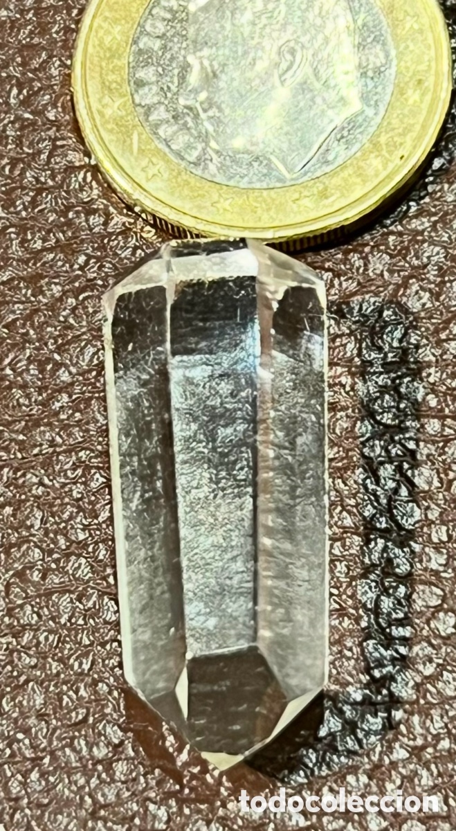 Coleccionismo de minerales: Punta de Cuarzo trasparente. - Foto 1